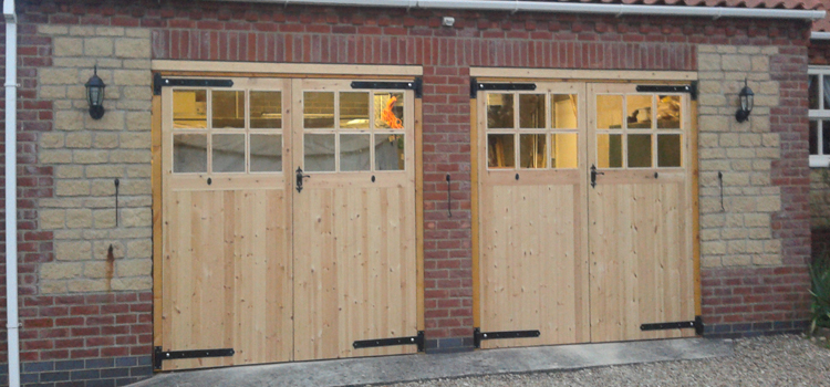 Side Hinged Wooden Garage Doors Sydney